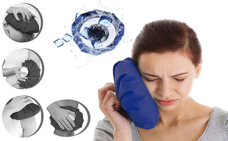 Smartcare Ice Bag Reliving Pain & Swelling Therapy | Aches, Injuries, Strain-effective Reusable Cold Cool Pack | Targeted Comfort | Easy to Use