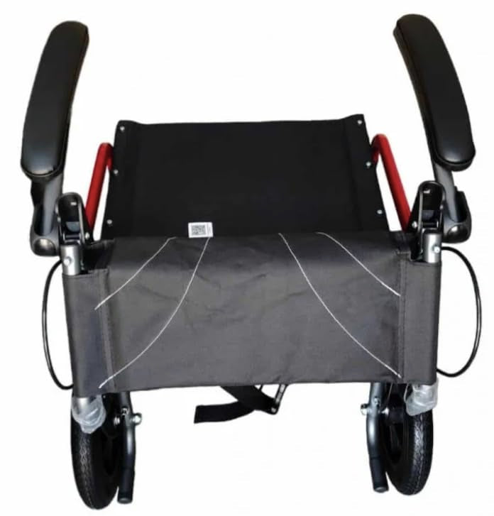 Karma Ryder 6 MWC-AR FR-F12 Lightweight Folding Wheelchair for Easy Compact Mobility | MS Frame | Flip Up Arm Rest & Footrest | Ergonomic Comfortable Seating | Attendant Brake