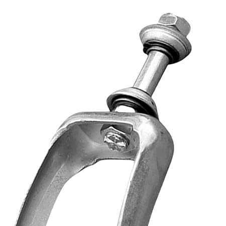 eOnekart Replacement Wheelchair Wheel Caster Fork – Heavy Duty Durable Front Wheel Fork for Standard Wheelchairs | Universal Fit for 6 to 8 Inch Caster Wheels | Easy to Install Accessories (Pack Of 2)