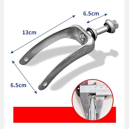 eOnekart Replacement Wheelchair Wheel Caster Fork – Heavy Duty Durable Front Wheel Fork for Standard Wheelchairs | Universal Fit for 6 to 8 Inch Caster Wheels | Easy to Install Accessories (Pack Of 2)