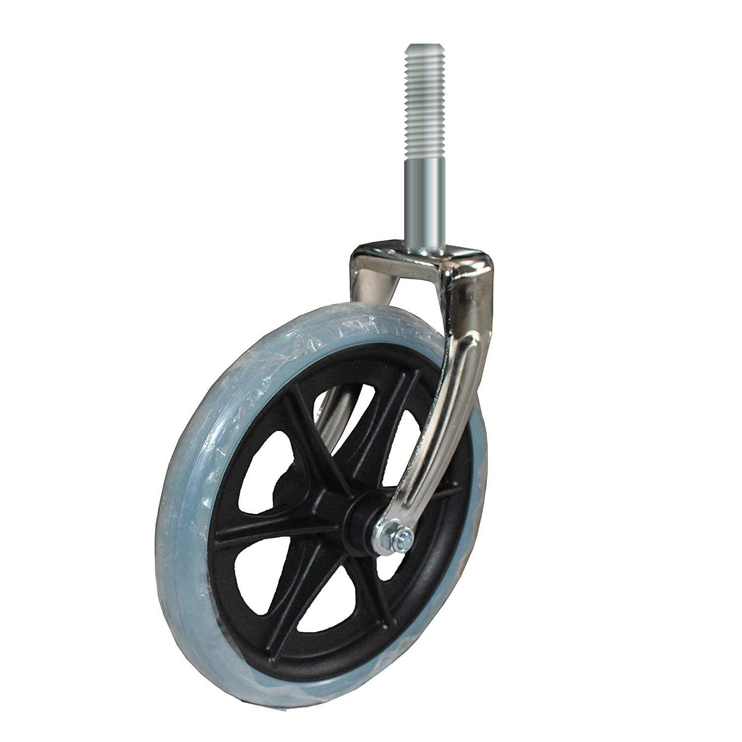 8 Inch Front Caster Wheel With Fork for Wheelchair (Pack of 2)
