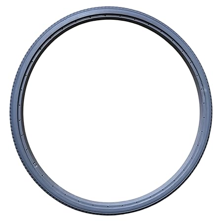 eOnekart 22 Inch (22×1 3/8) Replacement Wheelchair Puncture Proof Solid PU Rear Wheel Tires Grey (Pack Of 1)