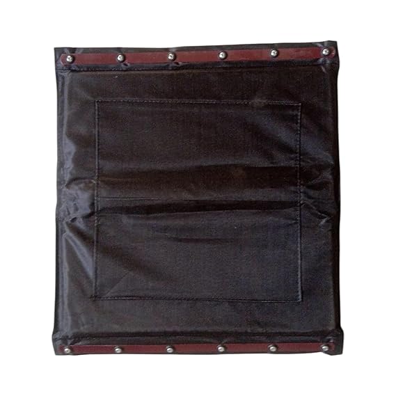 eOnekart Universal Fit Wheelchair Replacement Back Cover of Size 17" Width x 19" Depth | Deluxe Leather Waterproof Easy to Clean & Use | Comfortable, Washable & Durable for Standard Wheelchairs