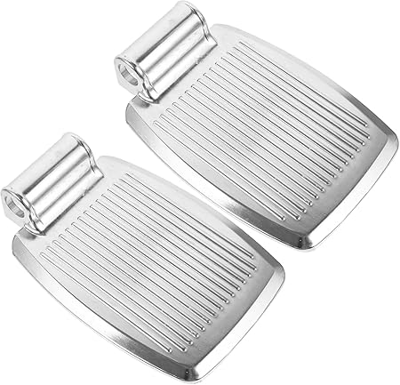 eOnakart Aluminium Foot Rest for Wheelchair (Pair) – Strong & Durable Replacement Footrests | Lightweight, Adjustable, Easy to Attach, Universal Fit for Most Standard Wheelchairs
