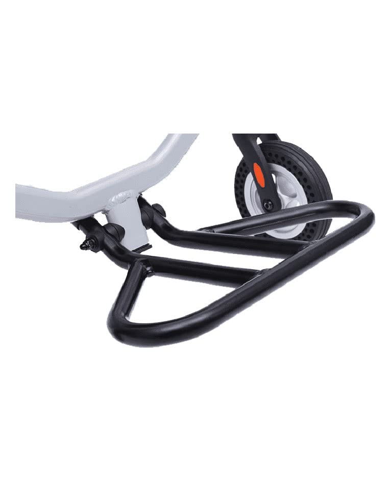Airplane Transit Wheelchair | Lightweight Aluminium Portable Transport Chair | Half-folding Backrest | Flip-up Leg Rest