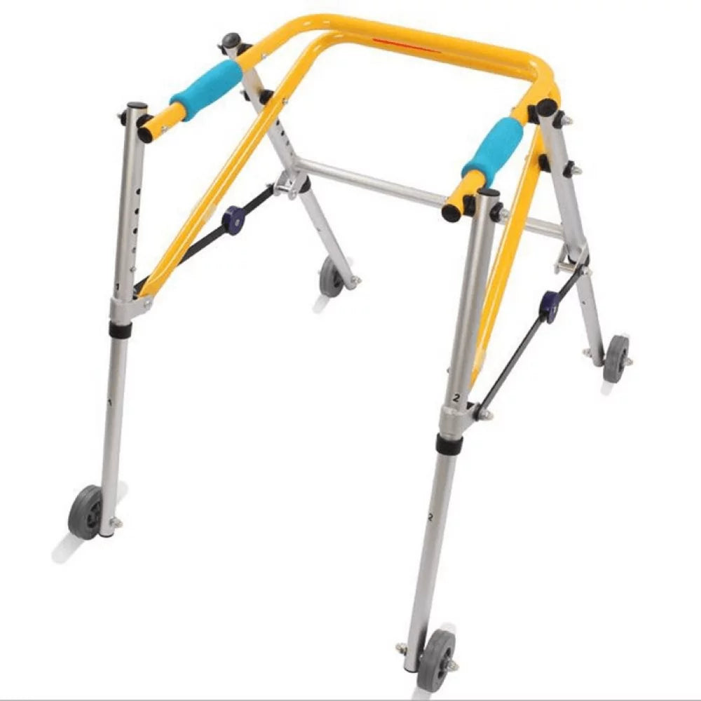 CP Walker | Aluminum Alloy | Lightweight Height-Adjustable Foldable Rollator | Child Reverse Walker