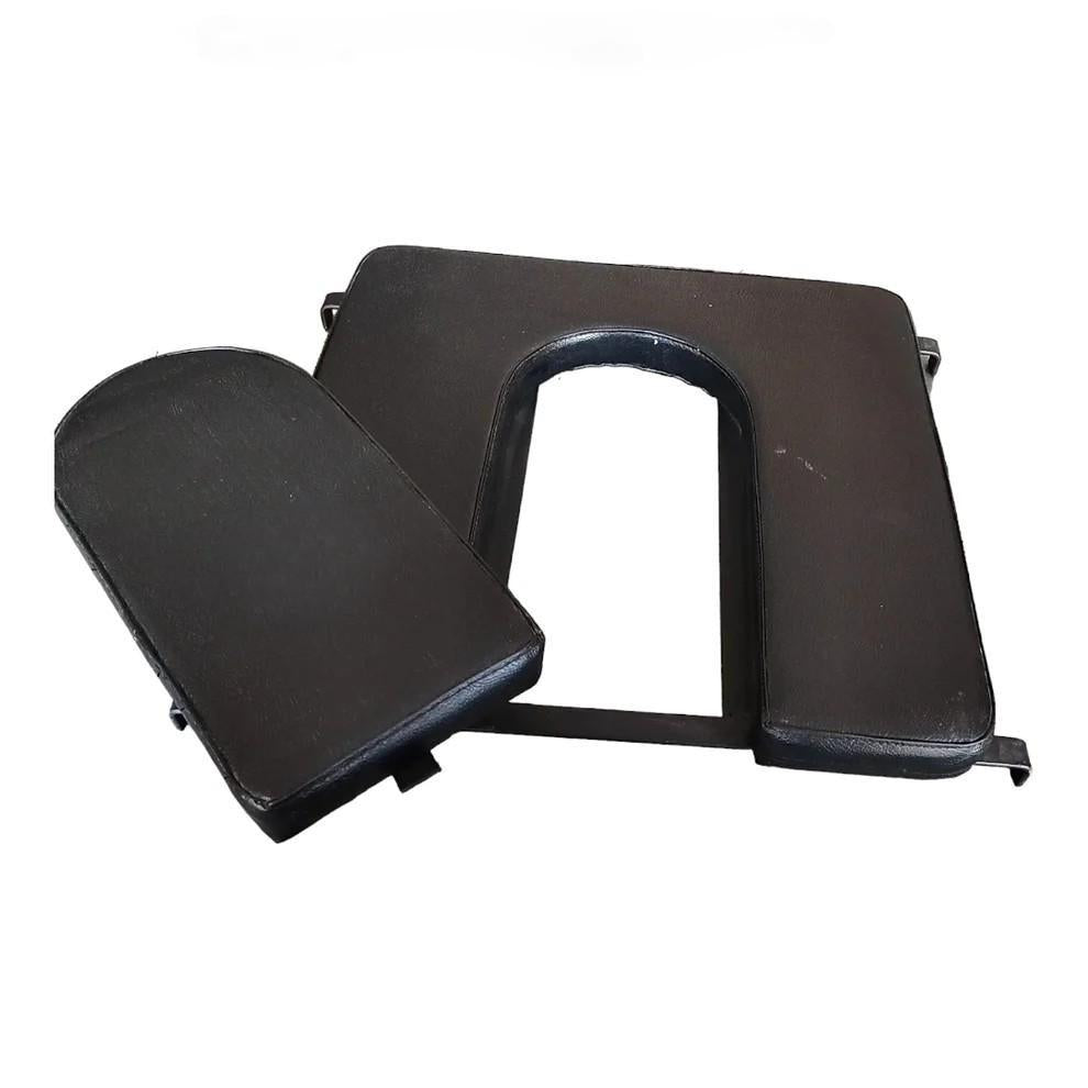 U-Cut Seat For Folding Commode Wheelchair