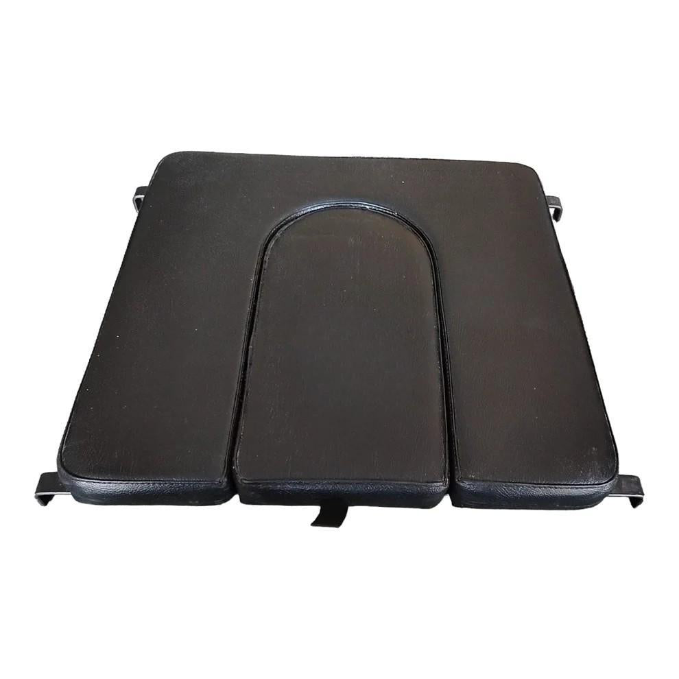 U-Cut Seat For Folding Commode Wheelchair