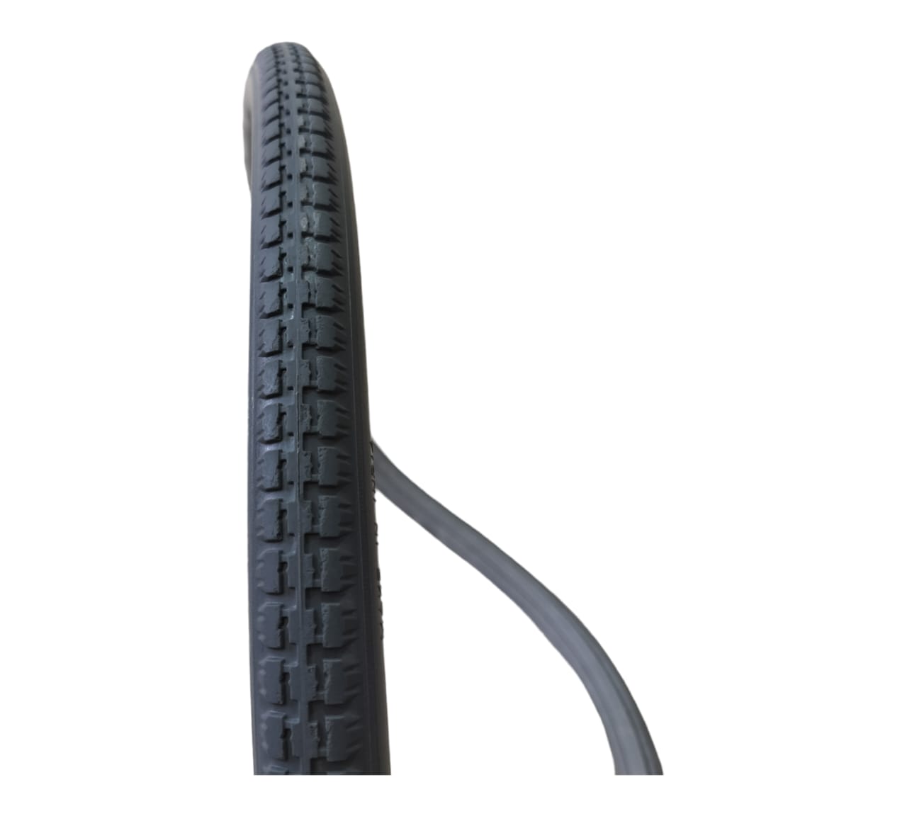 Replacement Wheelchair Puncture Proof Solid PU Rear Wheel Tires 24 Inch (24Γ1 3/8) Grey (Pack Of 1)