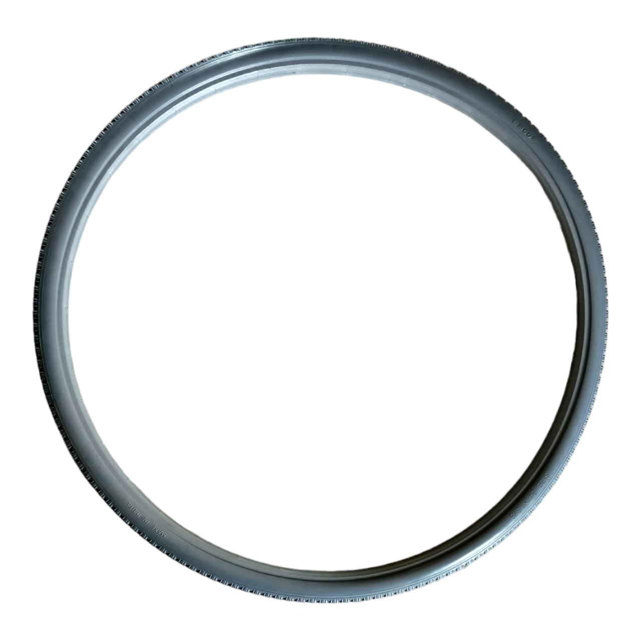 Replacement Wheelchair Puncture Proof Solid PU Rear Wheel Tires 24 Inch (24×1 3/8) Grey (Pack Of 2)