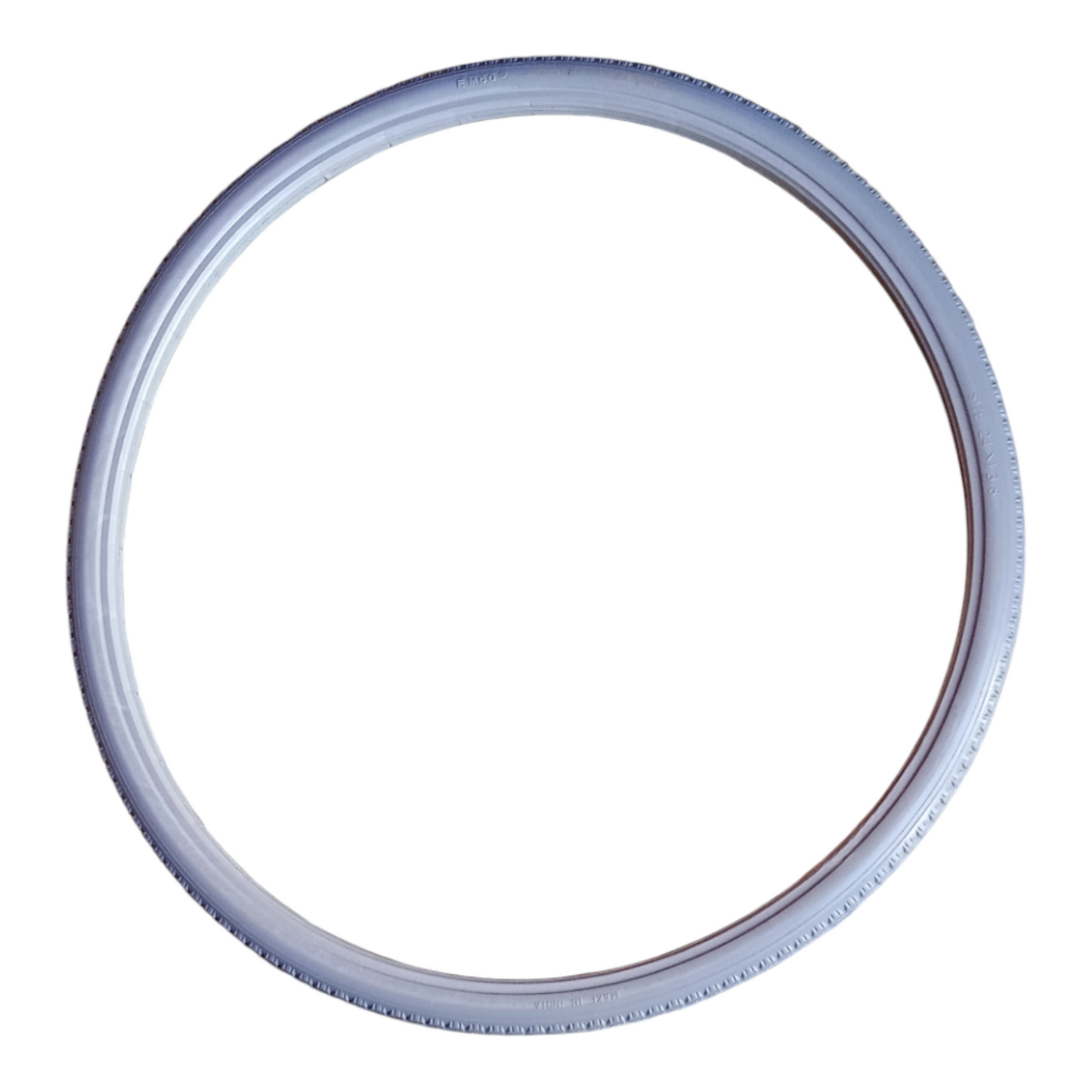 Replacement Wheelchair Puncture Proof Solid PU Rear Wheel Tires 24 Inch (24×1 3/8) Grey (Pack Of 2)