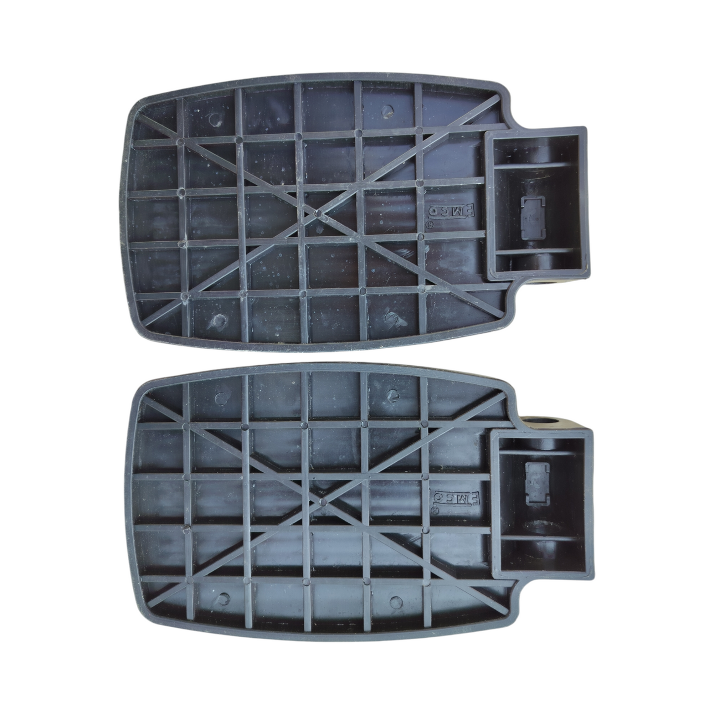 Wheelchair Footrest - Replacement Plastic Footplate For Wheelchairs | Easy Install (Pack Of 2)