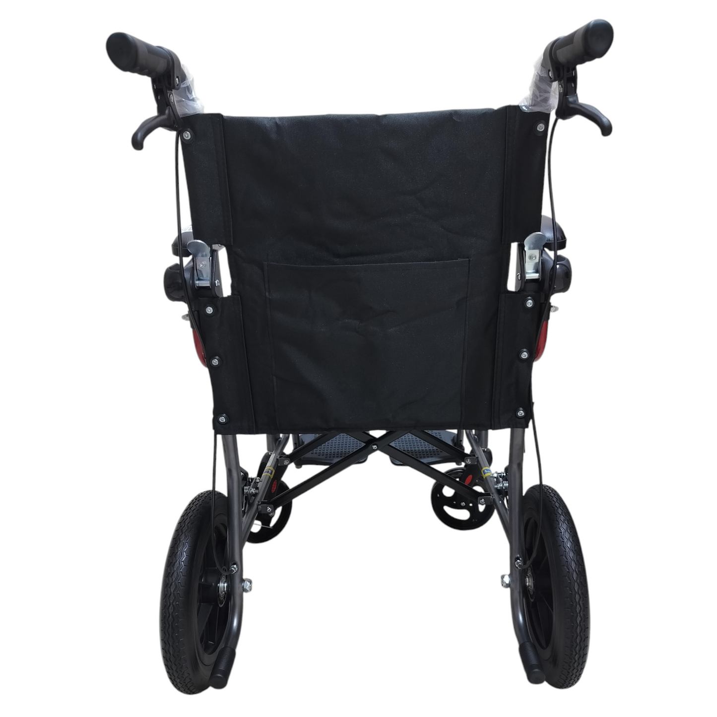 Karma Ryder 6 MWC-AR FR-F12 Lightweight Folding Wheelchair for Easy Compact Mobility | MS Frame | Flip Up Arm Rest & Footrest | Ergonomic Comfortable Seating | Attendant Brake