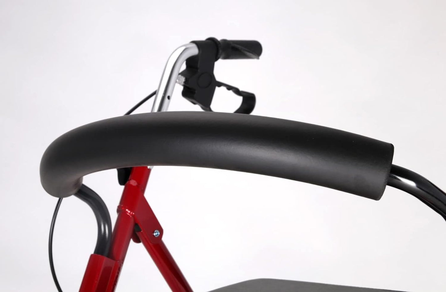 Lightweight Foldable Aluminium Dual Use Rollator Walker With Seat for Seniors