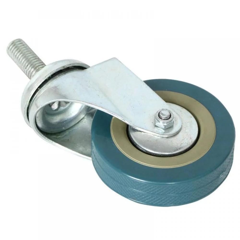 3 Inch Heavy-duty PVC Caster Wheel Without Break Lock For Commode Chair (Pack of 2)
