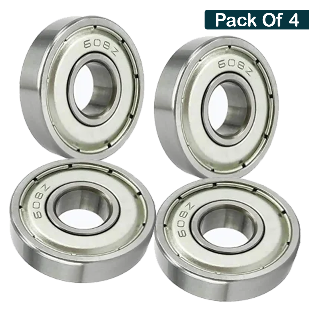 608Z (8x22x7mm) Ball Bearings Metal Double Shielded Radial Ball Bearings | 3D Printer or Robotics or DIY Projects or Wheelchair Wheel