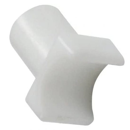 White Nylon Seat Rail Glide for Fixed Arm Wheelchair | 1/2" and 3/4" (2 Large 2 Small)