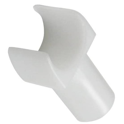 White Nylon Seat Rail Glide for Fixed Arm Wheelchair | 1/2" and 3/4" (2 Large 2 Small)