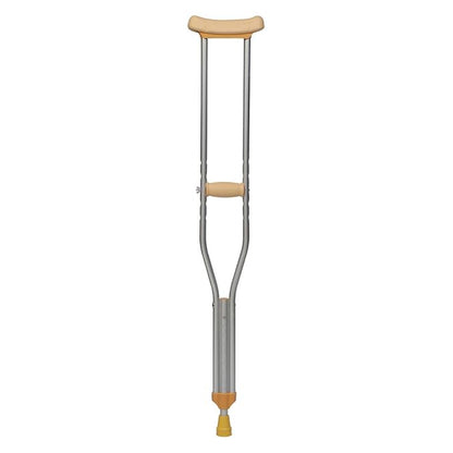 eOnekart Adjustable Under Arm Crutches for Adults (Small Size) | Lightweight Aluminium Walking Support | Anti-Slip Rubber Tips | Height Adjustable Walking Aid for Injury, Surgery & Mobility Support
