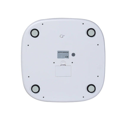 eOnekart Electronic Bathroom Weighing Scale SC0182, High Precision Digital Body Weight Machine with Auto Step-On Technology, 180kg Capacity, Tempered Glass Platform & White LED Display (White)