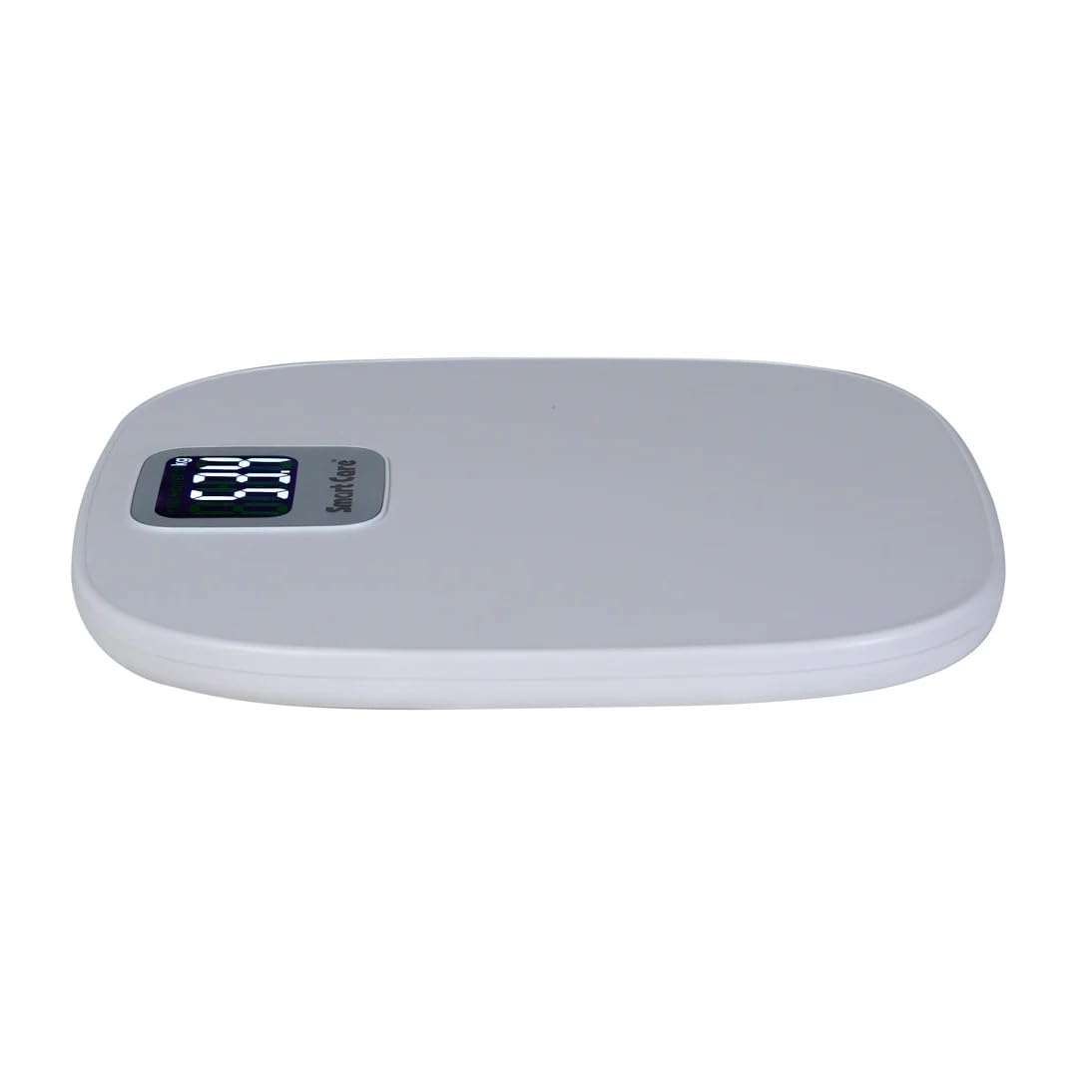 eOnekart Electronic Bathroom Weighing Scale SC0182, High Precision Digital Body Weight Machine with Auto Step-On Technology, 180kg Capacity, Tempered Glass Platform & White LED Display (White)