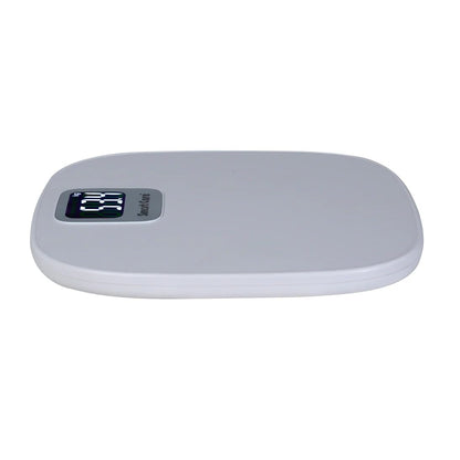 eOnekart Electronic Bathroom Weighing Scale SC0182, High Precision Digital Body Weight Machine with Auto Step-On Technology, 180kg Capacity, Tempered Glass Platform & White LED Display (White)