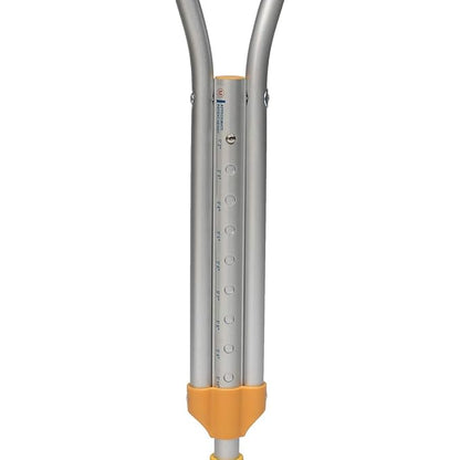 eOnekart Adjustable Under Arm Crutches for Adults (Large Size) | Lightweight Aluminium Walking Support | Anti-Slip Rubber Tips | Height Adjustable Walking Aid for Injury, Surgery & Mobility Support