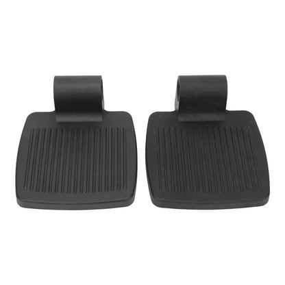 Wheelchair Footrest - Replacement Plastic Foot Plate For Left & Right Side Of Wheelchairs | Easy Install (Pack Of 2)