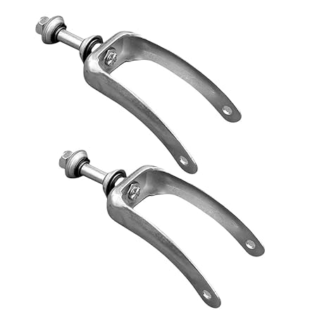 eOnekart Replacement Wheelchair Wheel Caster Fork – Heavy Duty Durable Front Wheel Fork for Standard Wheelchairs | Universal Fit for 6 to 8 Inch Caster Wheels | Easy to Install Accessories (Pack Of 2)