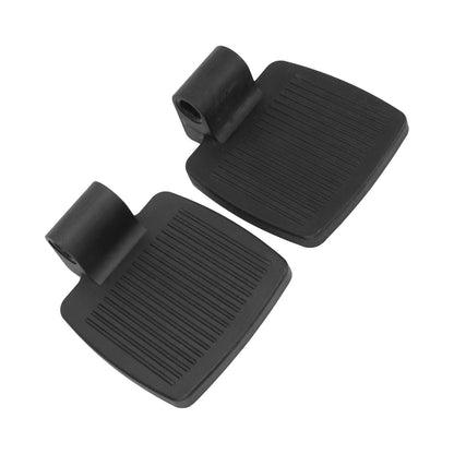 Wheelchair Footrest - Replacement Plastic Foot Plate For Left & Right Side Of Wheelchairs | Easy Install (Pack Of 2)