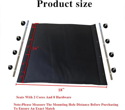 eOnekart Wheelchair Replacement Seat & Back Cover Set Size 16x18 – Durable Nylon Fabric, Universal Fit for Standard Wheelchairs, Comfortable, Washable Replacement Parts for Wheelchair