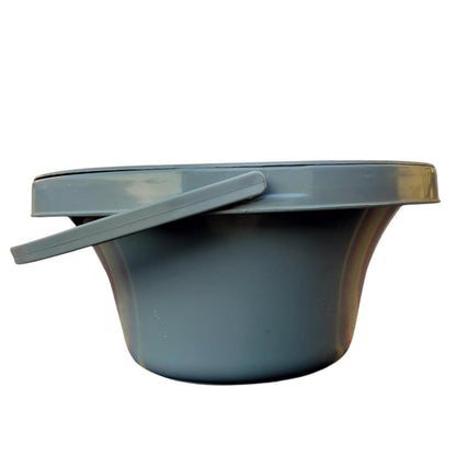 eOnekart Removable Plastic Oval Shape Commode Pot Bucket With Lid for Bedside Commode Chair | Toilet Chair | Bathroom Chair | Commode Stool| Commode Wheelchair Compatible With All Chair & Stool