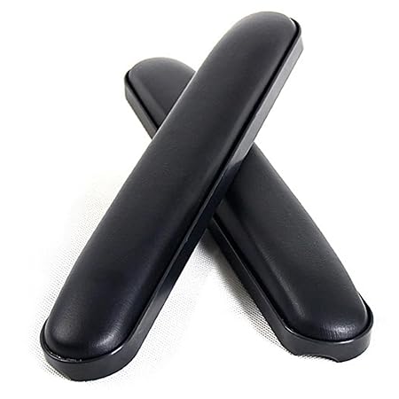 eOnekart Wheelchair Armrest Pad Replacement – Universal Fit, Comfortable Soft Cushion Desk Pads for Manual & Electric Wheelchairs | Leather Foam Arm Rest Support | Mobility Spare Parts Accessories (1 Pair)