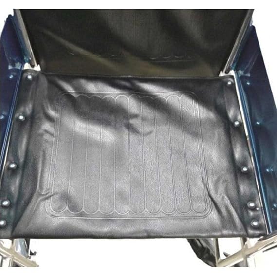 eOnekart Universal Fit Wheelchair Replacement Seat Cover of Size 17" Width x 19" Depth | Deluxe Leather Waterproof Easy to Clean & Use | Comfortable, Washable & Durable for Standard Wheelchairs