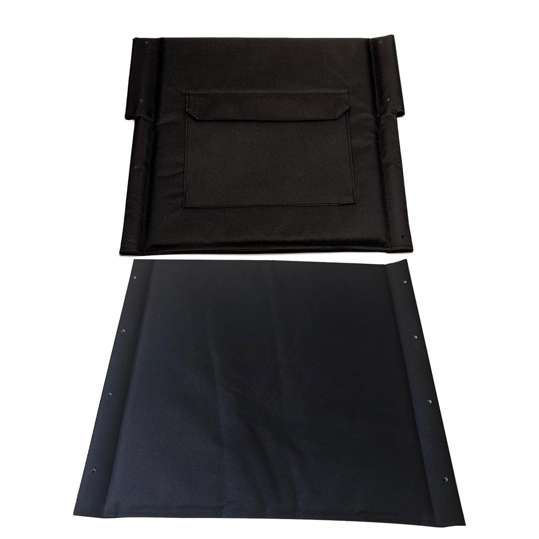 eOnekart Wheelchair Replacement Seat & Back Cover Set Size 16x18 – Durable Nylon Fabric, Universal Fit for Standard Wheelchairs, Comfortable, Washable Replacement Parts for Wheelchair