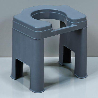 eOnekart Commode Toilet Stool Lightweight Portable Bathroom Aid Chair for Senior Citizens & Patients | 100 Kg Capacity | Durable Plastic Body | Home & Hospital Use | Easy to Clean Bedside Toilet Seat