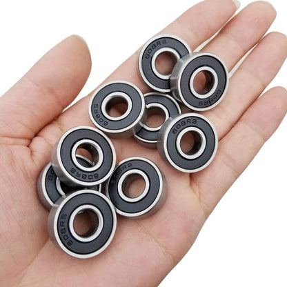 608RS (8x22x7mm) Ball Bearings Metal Double Shielded Radial Ball Bearings | 3D Printer or Robotics or DIY Projects or Wheelchair Wheel