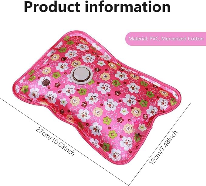 Smartcare Gel Heating Pad Electric | Ultimate Pain Relief Solution | Heat Pouch Hot Water Bottle Bag 1L | Leak Proof | Both Side Ribbed