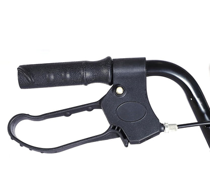 Lightweight Foldable Aluminium Dual Use Rollator Walker With Seat for Seniors