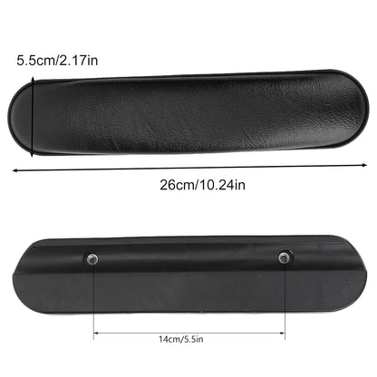 eOnekart Wheelchair Armrest Pad Replacement – Universal Fit, Comfortable Soft Cushion Desk Pads for Manual & Electric Wheelchairs | Leather Foam Arm Rest Support | Mobility Spare Parts Accessories (1 Pair)