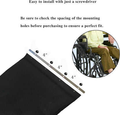 eOnekart Wheelchair Replacement Seat & Back Cover Set Size 16x18 – Durable Nylon Fabric, Universal Fit for Standard Wheelchairs, Comfortable, Washable Replacement Parts for Wheelchair