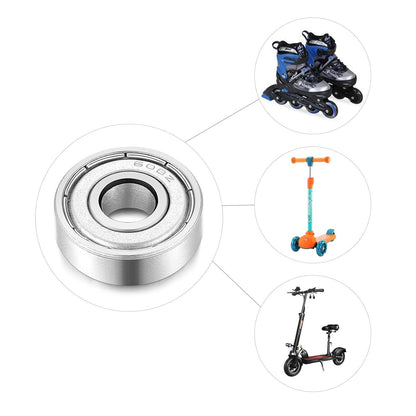 608Z (8x22x7mm) Ball Bearings Metal Double Shielded Radial Ball Bearings | 3D Printer or Robotics or DIY Projects or Wheelchair Wheel