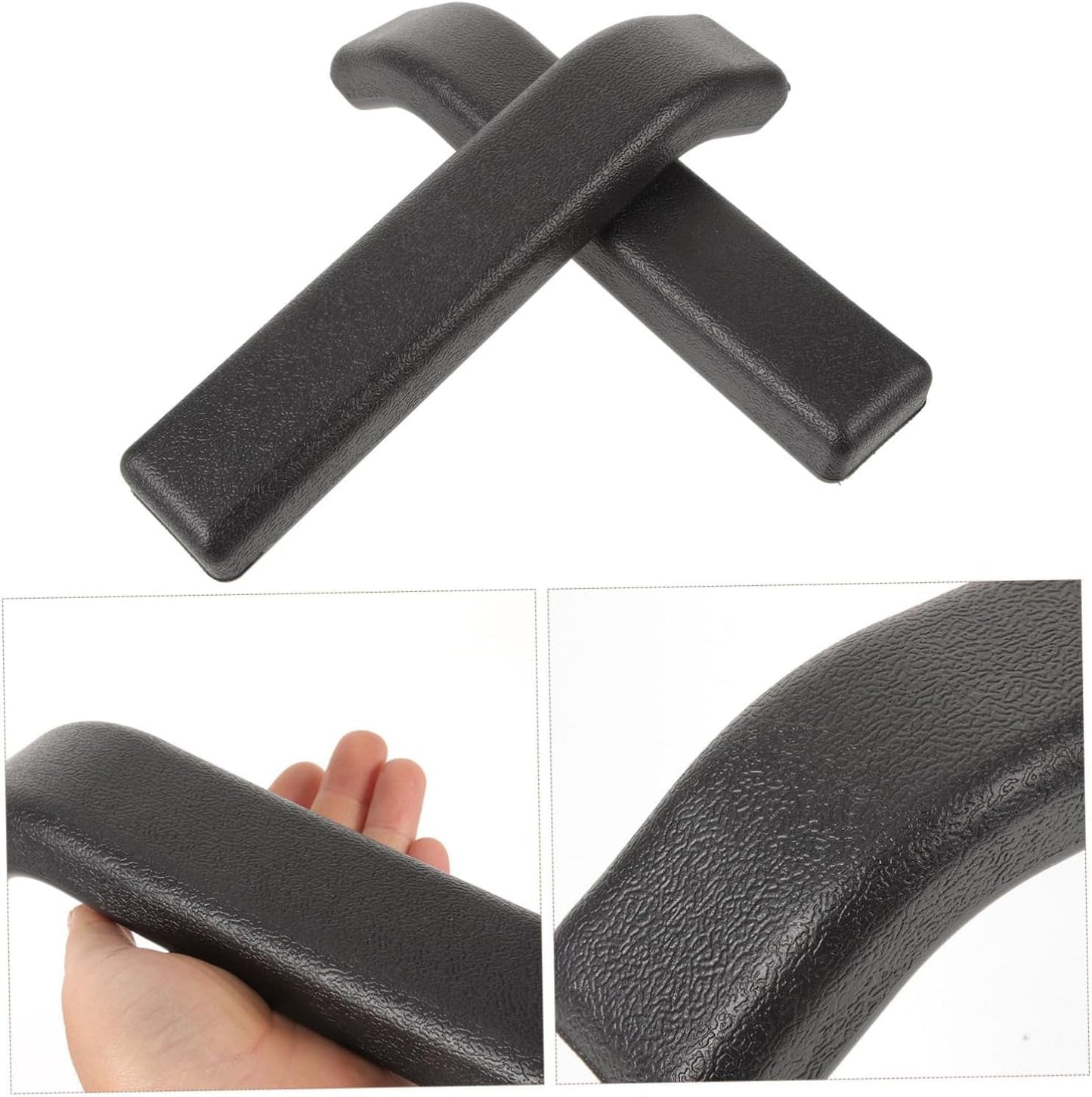 eOnekart Wheelchair Armrest Pad Replacement – Universal Fit, Comfortable Soft Cushion Desk Pads for Manual & Electric Wheelchairs | PU Foam Arm Rest Support | Mobility Spare Parts Accessories (1 Pair)
