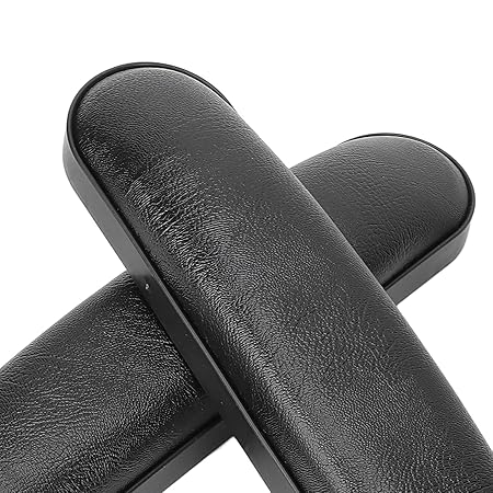 eOnekart Wheelchair Armrest Pad Replacement – Universal Fit, Comfortable Soft Cushion Desk Pads for Manual & Electric Wheelchairs | Leather Foam Arm Rest Support | Mobility Spare Parts Accessories (1 Pair)