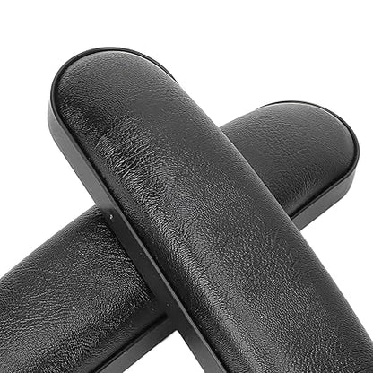 eOnekart Wheelchair Armrest Pad Replacement – Universal Fit, Comfortable Soft Cushion Desk Pads for Manual & Electric Wheelchairs | Leather Foam Arm Rest Support | Mobility Spare Parts Accessories (1 Pair)