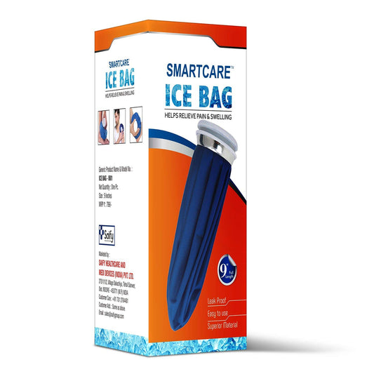 Smartcare Ice Bag Reliving Pain & Swelling Therapy | Aches, Injuries, Strain-effective Reusable Cold Cool Pack | Targeted Comfort | Easy to Use