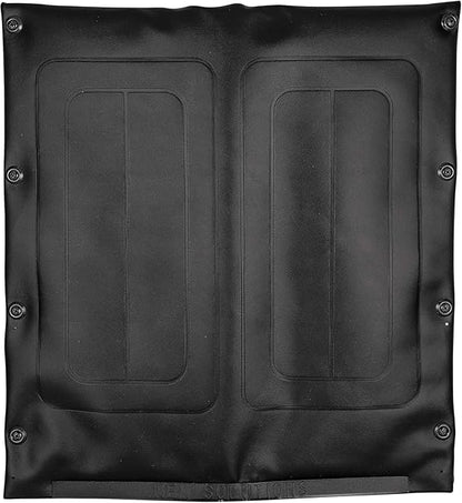 eOnekart Universal Fit Wheelchair Replacement Seat Cover of Size 17" Width x 19" Depth | Deluxe Leather Waterproof Easy to Clean & Use | Comfortable, Washable & Durable for Standard Wheelchairs