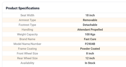 Premium Foldable Durable Portable Lightweight Wheelchairs With Detachable Footrest & Armrest - SC904B