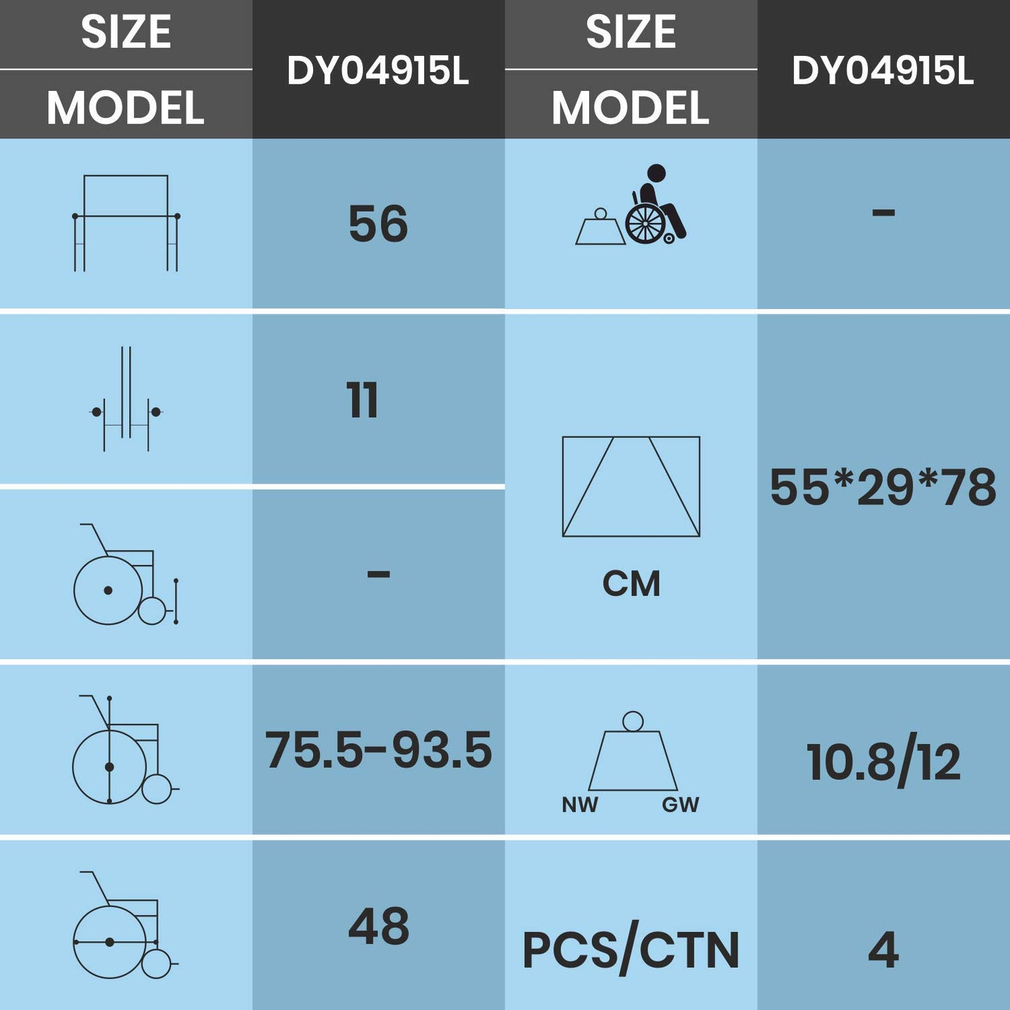 Smartcare Silver Aluminium 5 Inch Height Adjustable Folding Walker for Kids 966LS (Small Size) - Extremely Lightweight Portable Stylish & Secure Mobility Solution