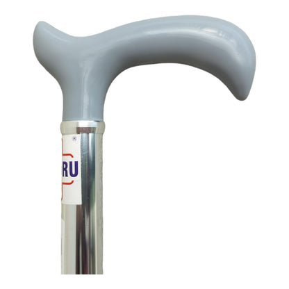 Aluminium Premium Antique (Rajwadi) Handle with Height Adjustable Walking Stick A-Cane 929